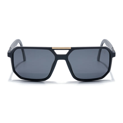 Eyejack Grey Wayfarer Polarized Sunglasses for Men & Women (SR012PCL1113)