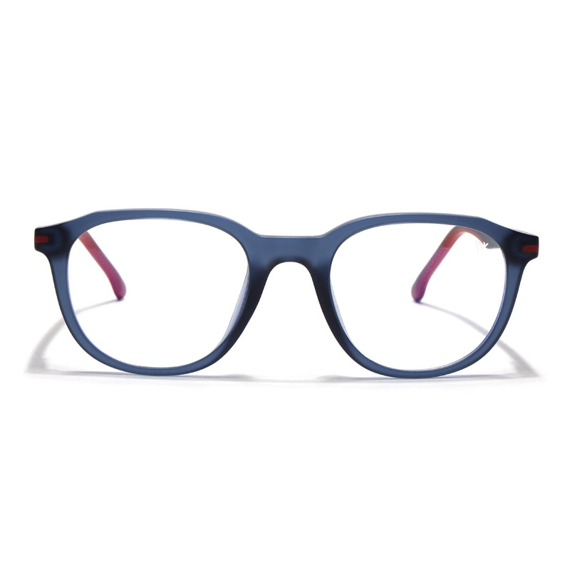 Voyage Blue Wayfarer Eyeglasses for Men & Women (SV001FMG7434-C6)