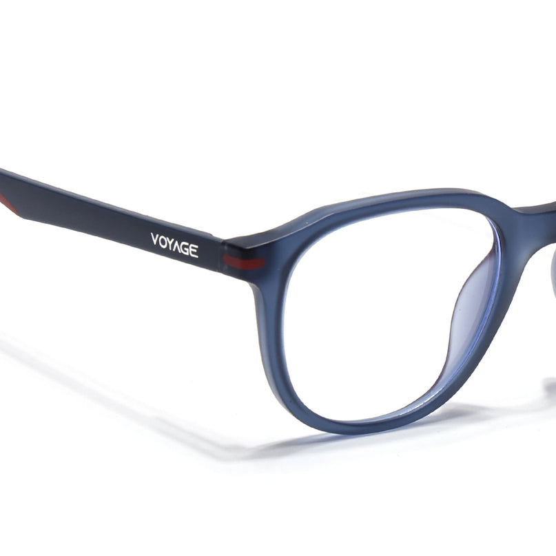 Voyage Blue Wayfarer Eyeglasses for Men & Women (SV001FMG7434-C6)