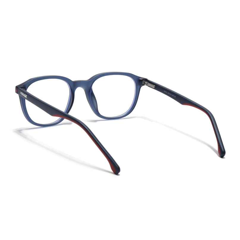 Voyage Blue Wayfarer Eyeglasses for Men & Women (SV001FMG7434-C6)