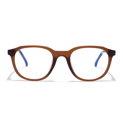 Voyage Brown Wayfarer Eyeglasses for Men & Women (SV001FMG7435-C7)