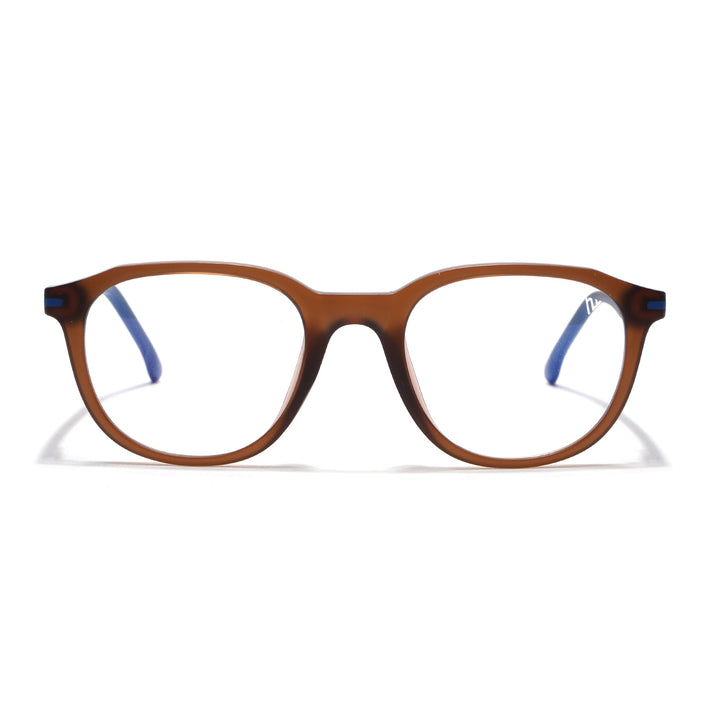 Voyage Brown Wayfarer Eyeglasses for Men & Women (SV001FMG7435-C7)