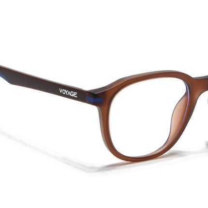 Voyage Brown Wayfarer Eyeglasses for Men & Women (SV001FMG7435-C7)