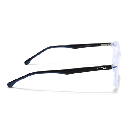 Voyage Transparent Wayfarer Eyeglasses for Men & Women (SV001FMG7436-C8)