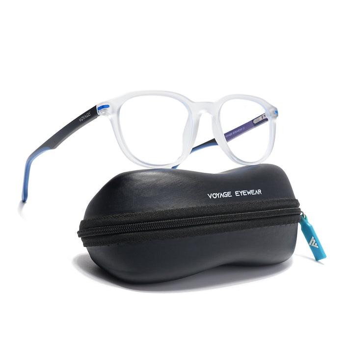 Voyage Transparent Wayfarer Eyeglasses for Men & Women (SV001FMG7436-C8)