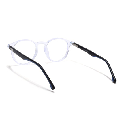 Voyage Transparent Round Eyeglasses for Men & Women (SV002FMG7444-C8)