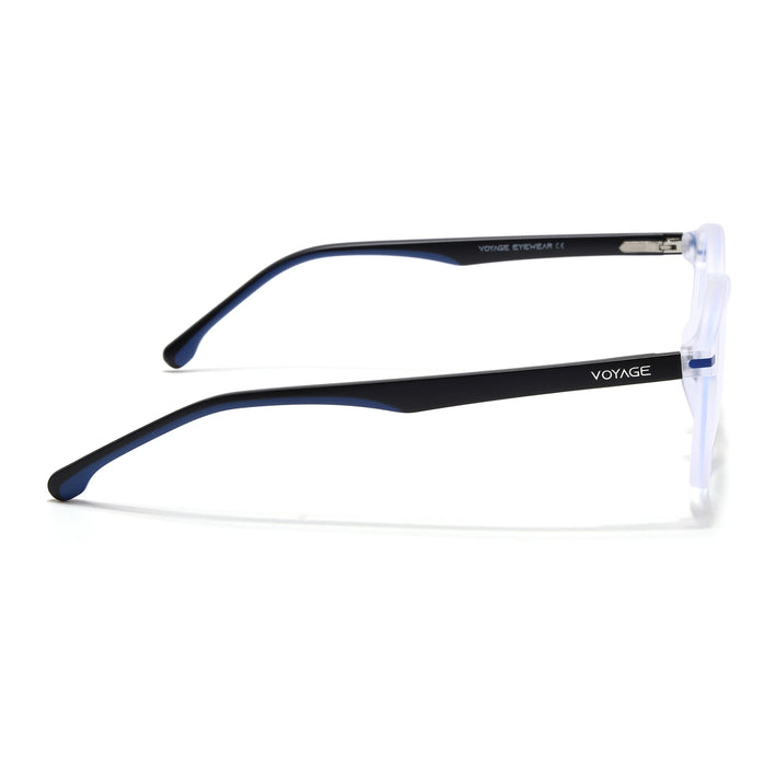 Voyage Transparent Round Eyeglasses for Men & Women (SV002FMG7444-C8)
