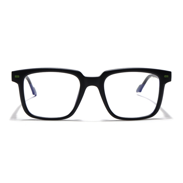 Voyage Black Square Eyeglasses for Men & Women (SV003FMG7446-C2)