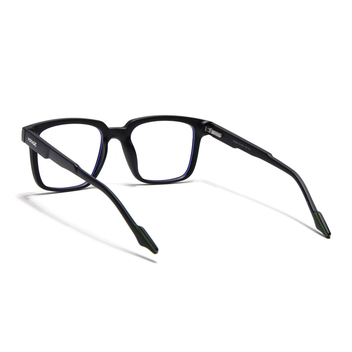 Voyage Black Square Eyeglasses for Men & Women (SV003FMG7446-C2)