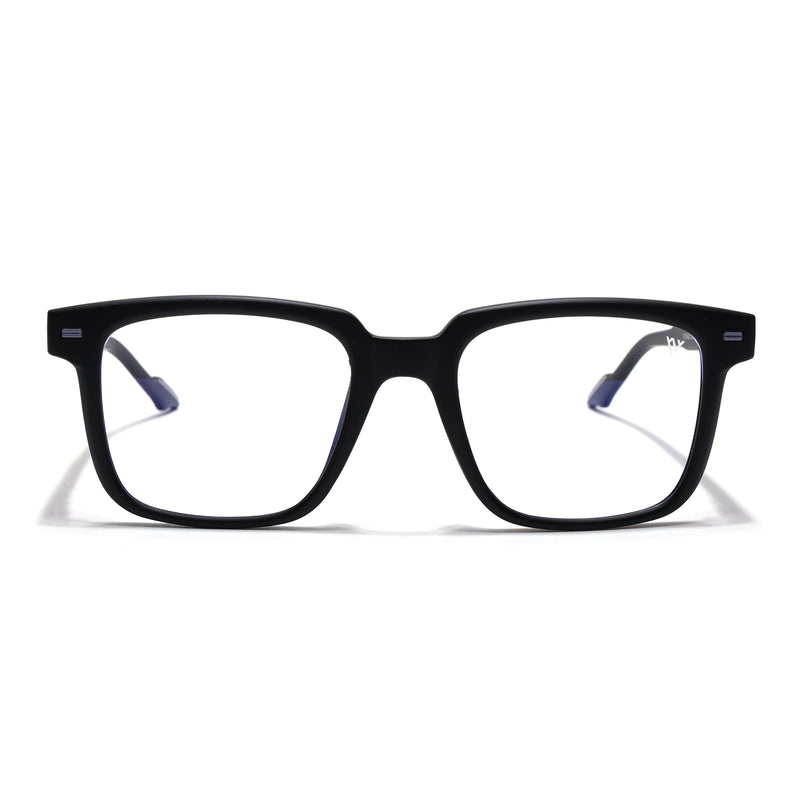 Voyage Black Square Eyeglasses for Men & Women (SV003FMG7447-C3)