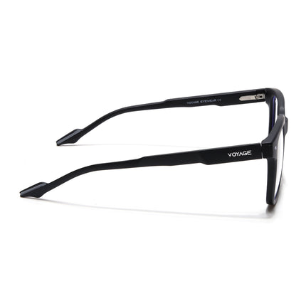 Voyage Black Square Eyeglasses for Men & Women (SV003FMG7447-C3)