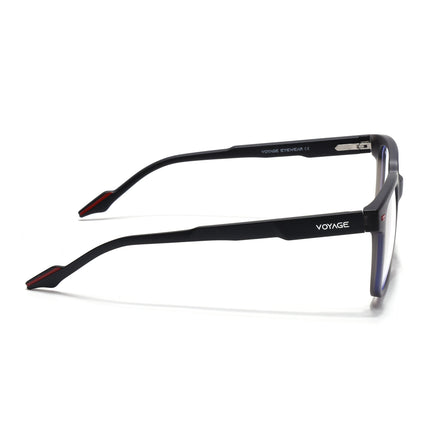 Voyage Dark Grey Square Eyeglasses for Men & Women (SV003FMG7448-C4)