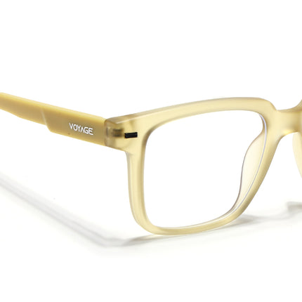 Voyage Yellow Square Eyeglasses for Men & Women (SV003FMG7451-C7)