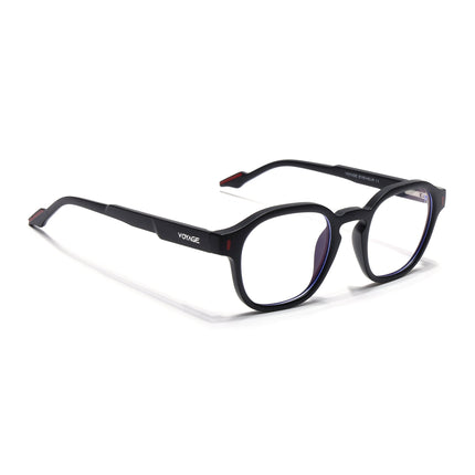 Voyage Black Wayfarer Eyeglasses for Men & Women (SV004FMG7453-C1)