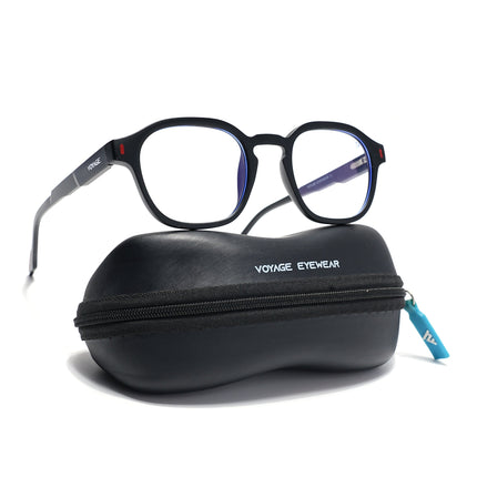 Voyage Black Wayfarer Eyeglasses for Men & Women (SV004FMG7453-C1)