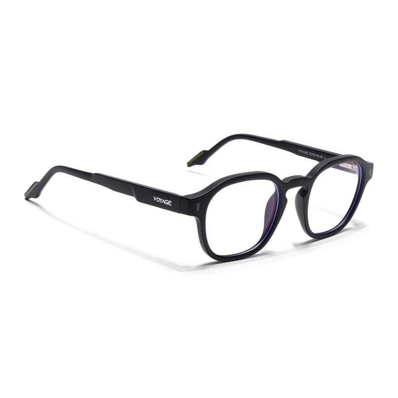 Voyage Black Wayfarer Eyeglasses for Men & Women (SV004FMG7454-C2)