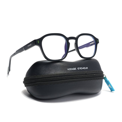 Voyage Black Wayfarer Eyeglasses for Men & Women (SV004FMG7454-C2)