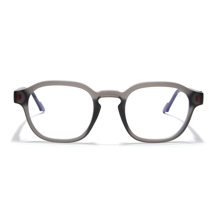 Voyage Dark Grey Wayfarer Eyeglasses for Men & Women (SV004FMG7456-C4)
