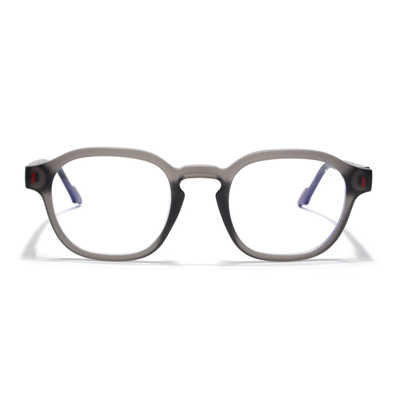 Voyage Dark Grey Wayfarer Eyeglasses for Men & Women (SV004FMG7456-C4)