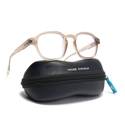 Voyage Brown Wayfarer Eyeglasses for Men & Women (SV004FMG7458-C6)