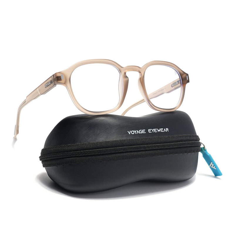 Voyage Brown Wayfarer Eyeglasses for Men & Women (SV004FMG7458-C6)