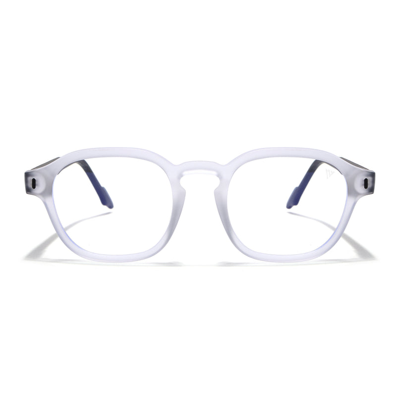 Voyage Transparent Wayfarer Eyeglasses for Men & Women (SV004FMG7460-C8)