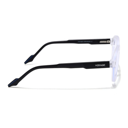 Voyage Transparent Wayfarer Eyeglasses for Men & Women (SV004FMG7460-C8)