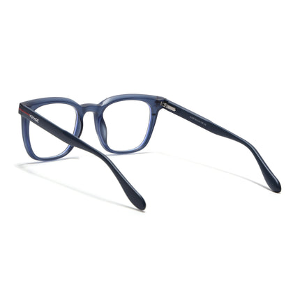 Voyage Blue Square Eyeglasses for Men & Women (SV005FMG7464-C4)