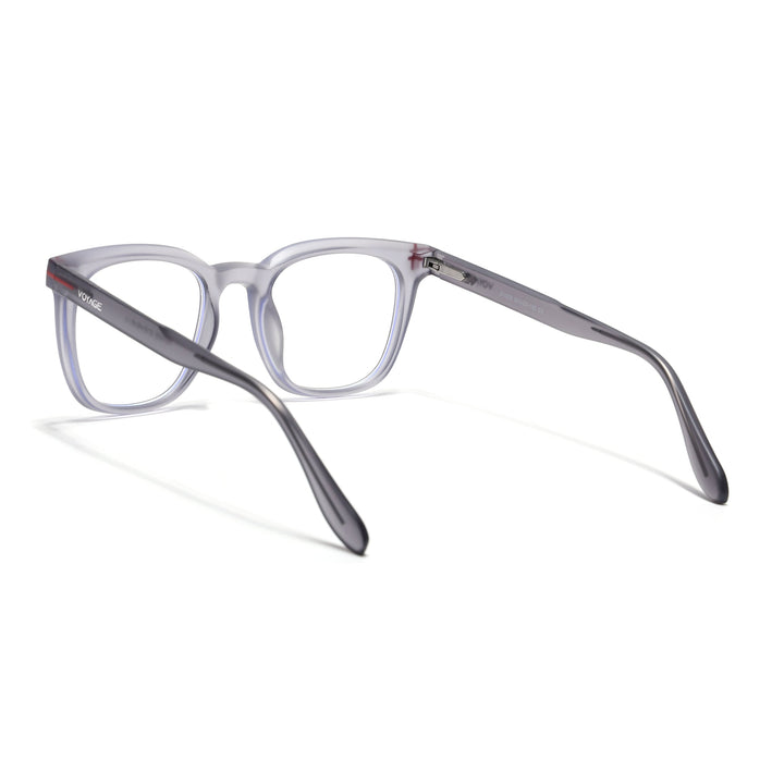 Voyage Grey Square Eyeglasses for Men & Women (SV005FMG7466-C6)