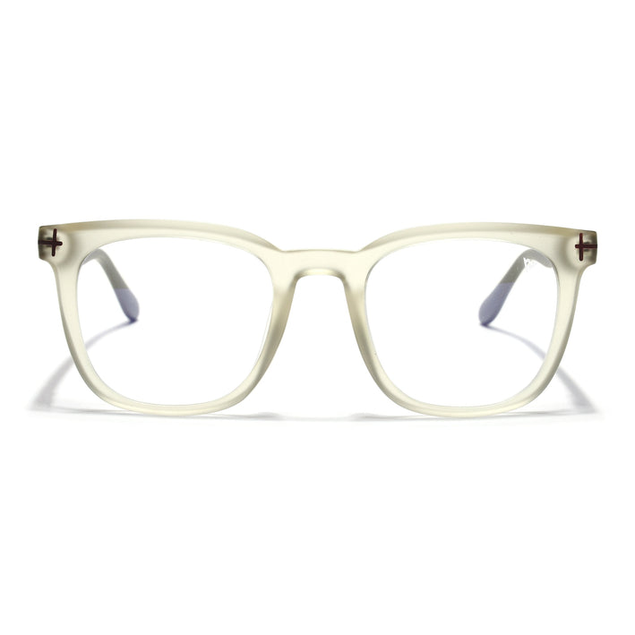 Voyage Green Square Eyeglasses for Men & Women (SV005FMG7468-C8)