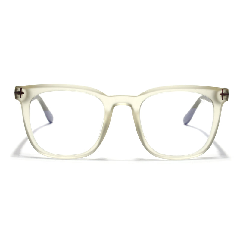 Voyage Green Square Eyeglasses for Men & Women (SV005FMG7468-C8)