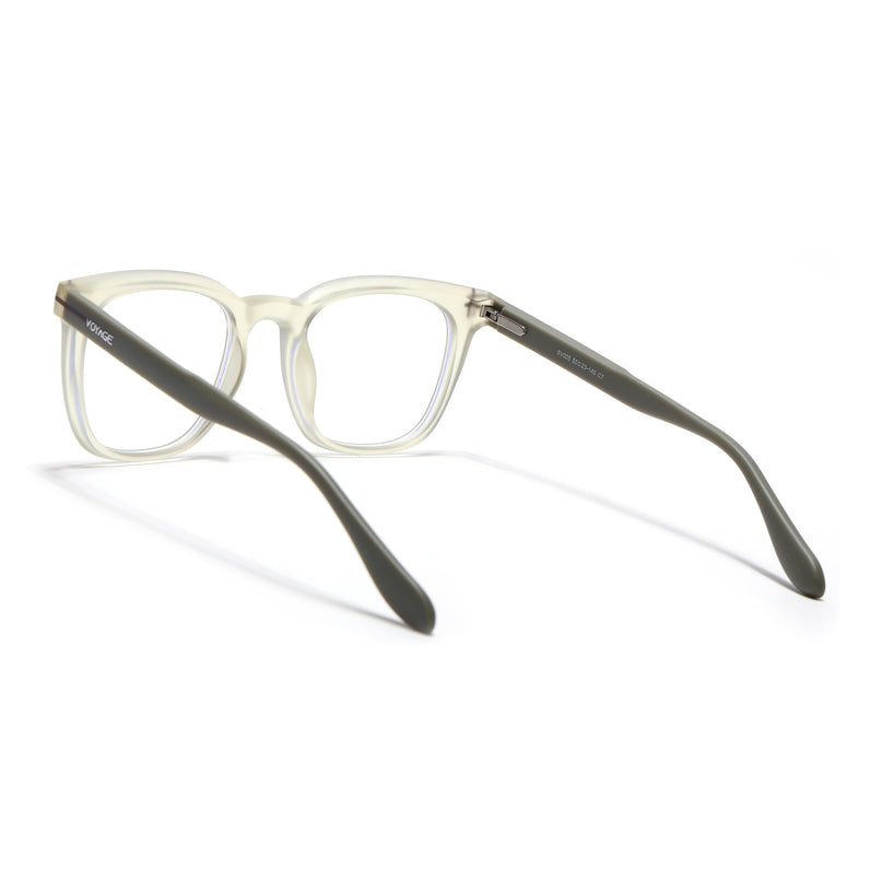Voyage Green Square Eyeglasses for Men & Women (SV005FMG7468-C8)