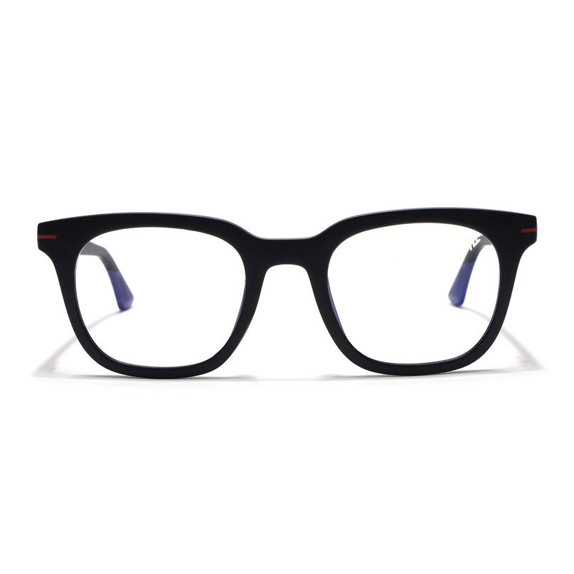 Voyage Black Wayfarer Eyeglasses for Men & Women (SV007FMG7477-C1)