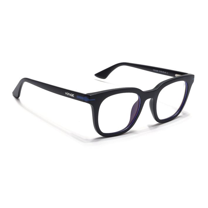 Voyage Black Wayfarer Eyeglasses for Men & Women (SV007FMG7478-C2)
