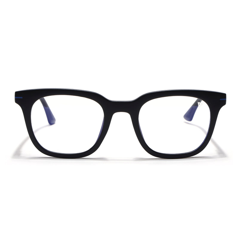 Voyage Black Wayfarer Eyeglasses for Men & Women (SV007FMG7478-C2)
