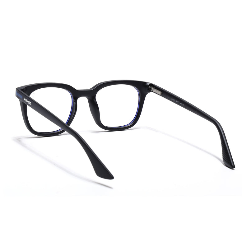 Voyage Black Wayfarer Eyeglasses for Men & Women (SV007FMG7478-C2)