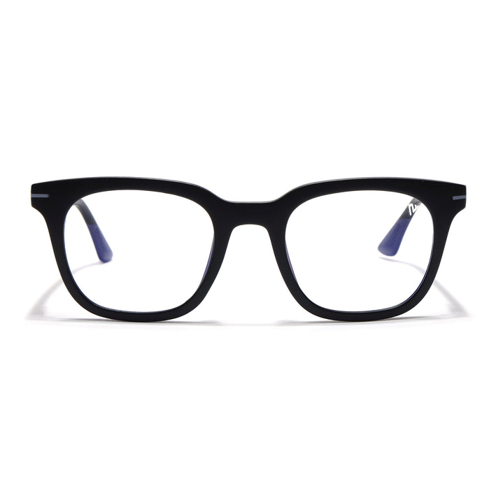 Voyage Black Wayfarer Eyeglasses for Men & Women (SV007FMG7479-C3)