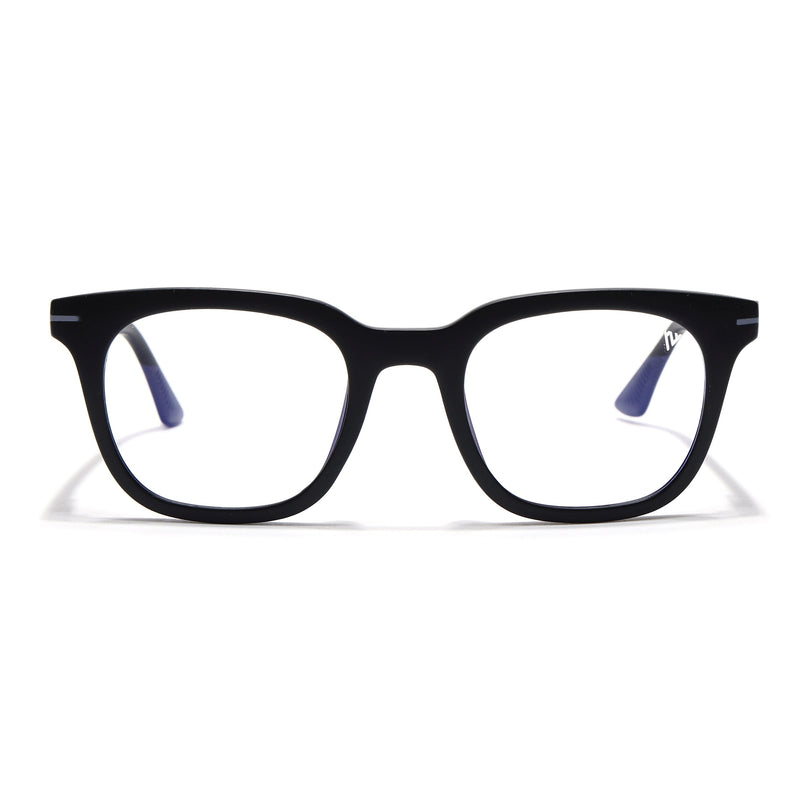 Voyage Black Wayfarer Eyeglasses for Men & Women (SV007FMG7479-C3)