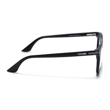 Voyage Black Wayfarer Eyeglasses for Men & Women (SV007FMG7479-C3)