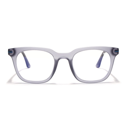 Voyage Light Grey Wayfarer Eyeglasses for Men & Women (SV007FMG7481-C5)