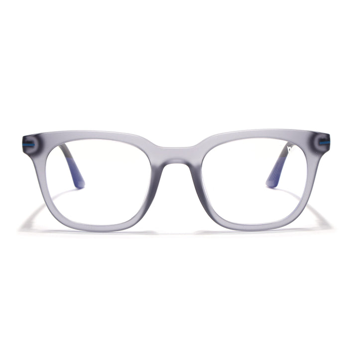 Voyage Light Grey Wayfarer Eyeglasses for Men & Women (SV007FMG7481-C5)
