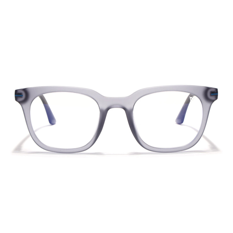 Voyage Light Grey Wayfarer Eyeglasses for Men & Women (SV007FMG7481-C5)