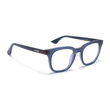 Voyage Blue Wayfarer Eyeglasses for Men & Women (SV007FMG7482-C6)