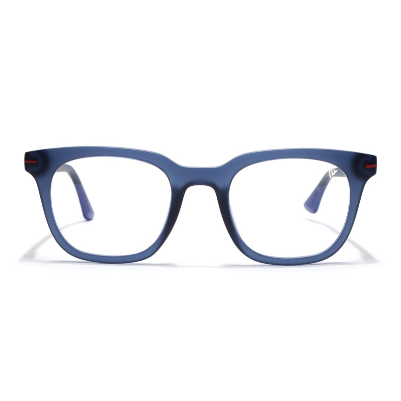 Voyage Blue Wayfarer Eyeglasses for Men & Women (SV007FMG7482-C6)