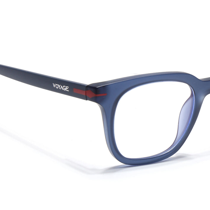 Voyage Blue Wayfarer Eyeglasses for Men & Women (SV007FMG7482-C6)