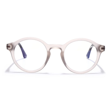 Voyage Brown Round Eyeglasses for Men & Women (SV008FMG7491-C7)