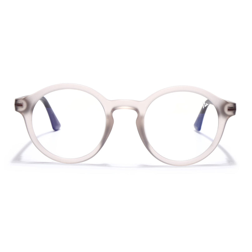 Voyage Brown Round Eyeglasses for Men & Women (SV008FMG7491-C7)