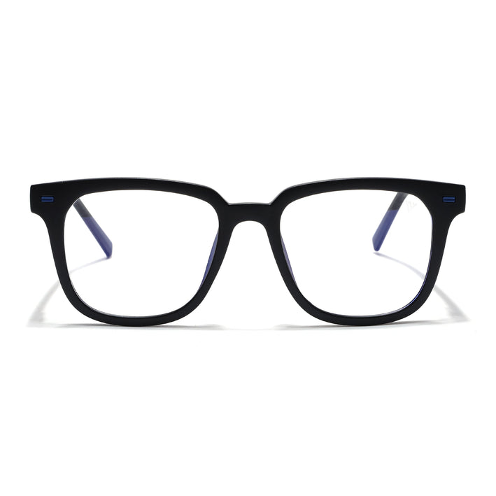 Voyage Black Square Eyeglasses for Men & Women (SV009FMG7494-C2)