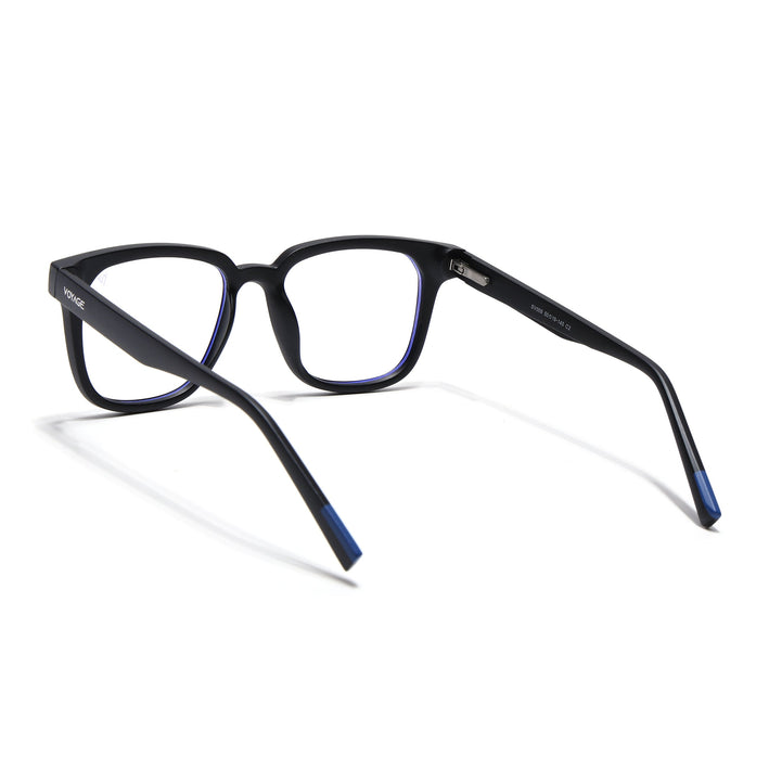 Voyage Black Square Eyeglasses for Men & Women (SV009FMG7494-C2)