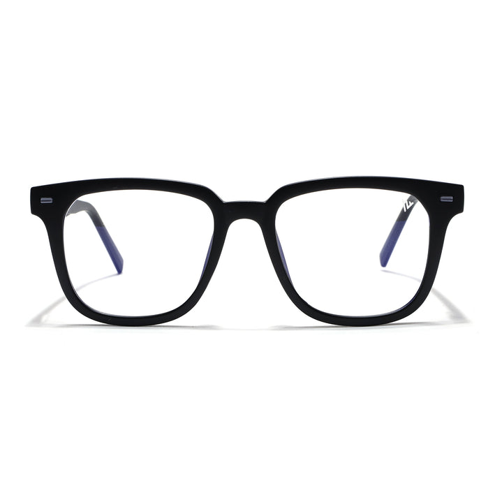 Voyage Black Square Eyeglasses for Men & Women (SV009FMG7495-C3)